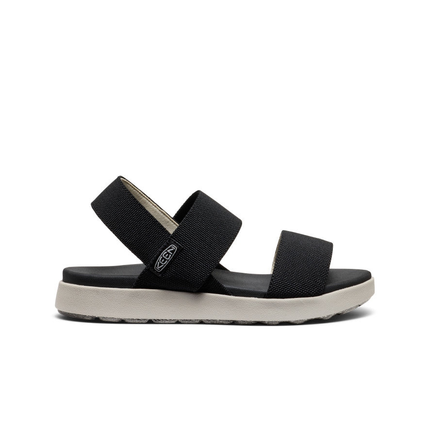 Womens Elle Backstrap Sandal Wide Black