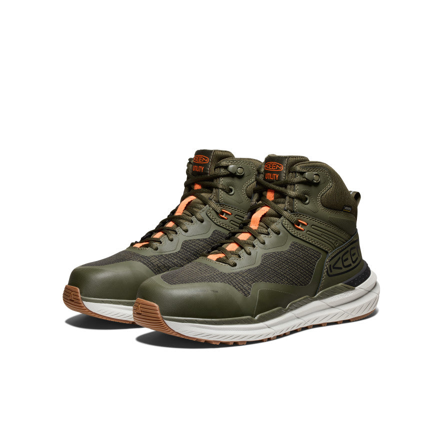 Mens Synchro Waterproof Work Boot Carbon Toe Forest NightGum