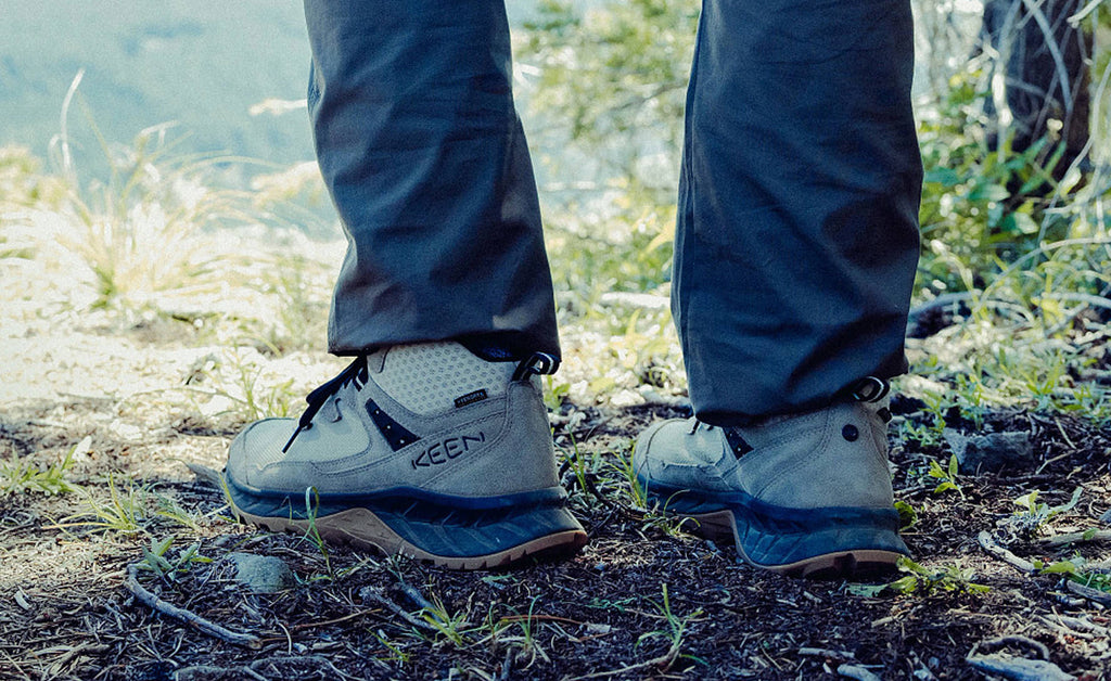 Mens Hightrail Waterproof Wide Hiking Boot BrindleOak Buff