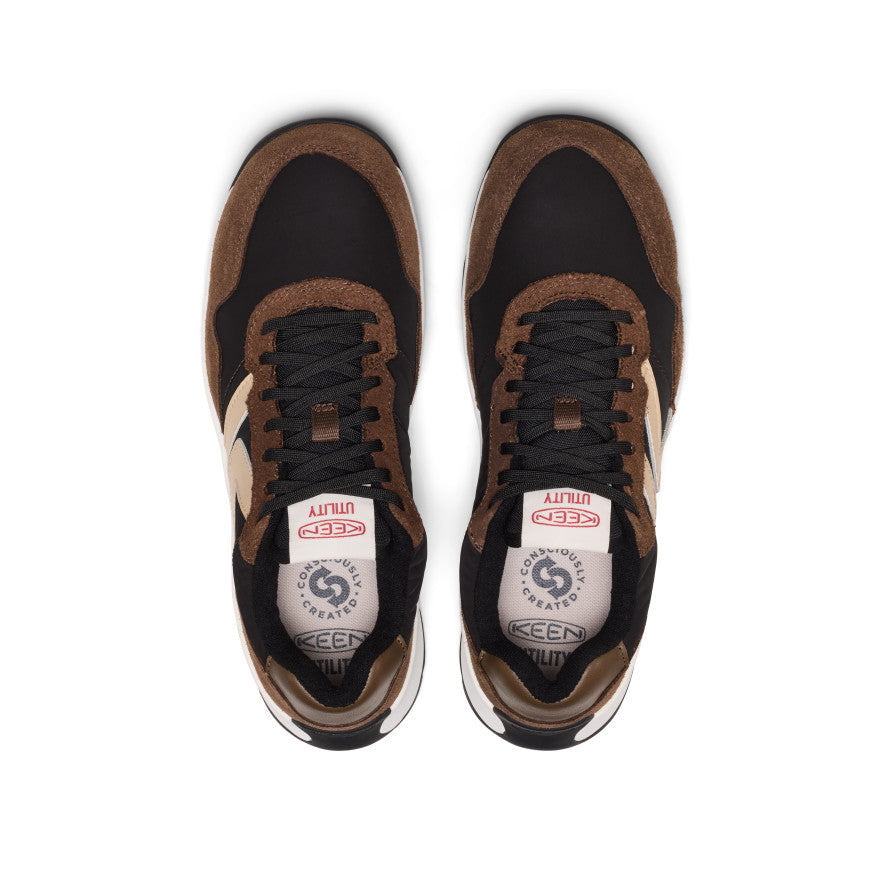 Mens KS86 Utility Work Sneaker Carbon Toe Dark EarthBlack