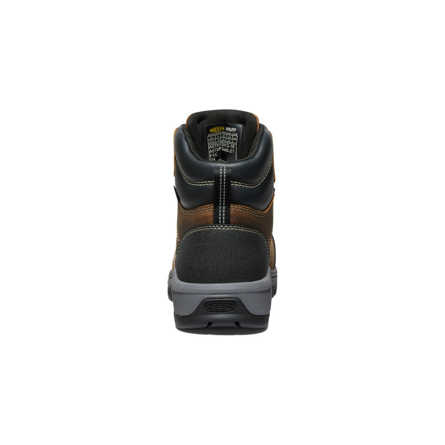 Womens Evanston 6 Waterproof Boot Carbon Toe BisonBlack