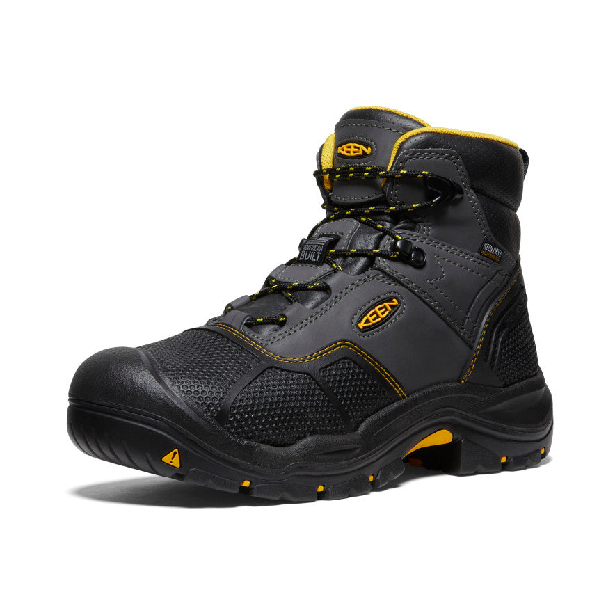 Mens Logandale Waterproof Boot Steel Toe RavenBlack