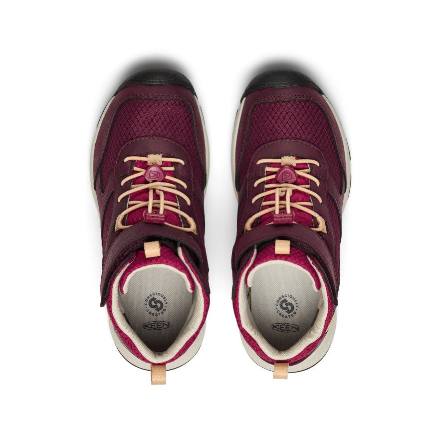 Big Kids Skua Waterproof Boot FigPeach Fuzz