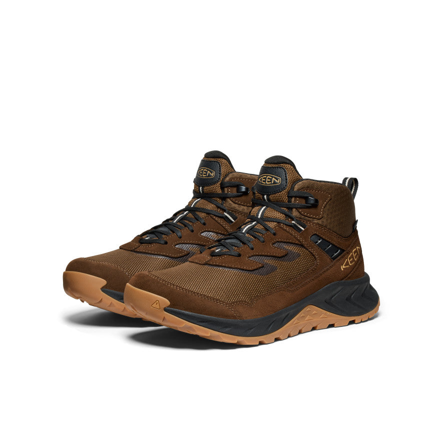 Mens Hightrail Waterproof Hiking Boot Dark EarthOak Buff