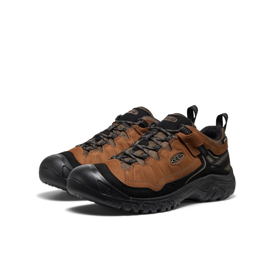 Mens Targhee IV Wide Waterproof Hiking Shoe BisonBlack
