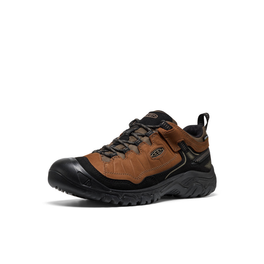 Mens Targhee IV Wide Waterproof Hiking Shoe BisonBlack