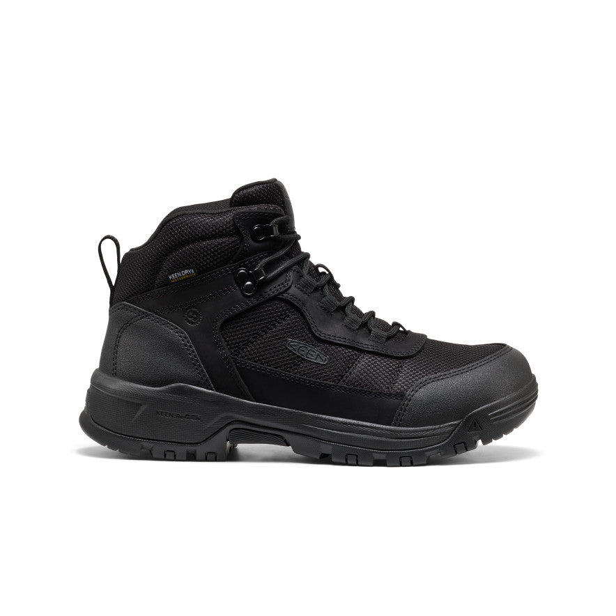 Mens Skokie Waterproof Work Boot Soft Toe BlackBlack