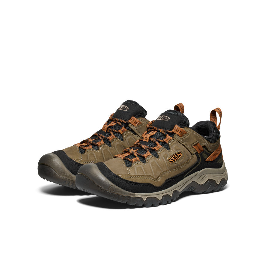 Mens Targhee IV Wide Waterproof Hiking Shoe Sea TurtleRoasted Pecan