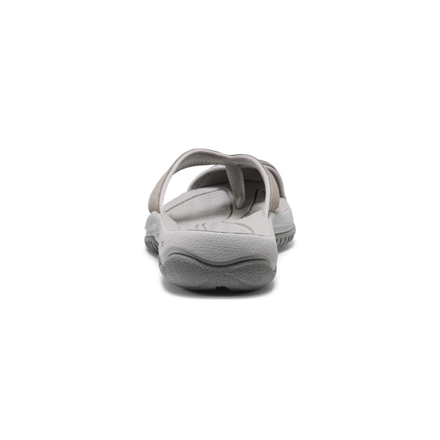 Mens Waimea Leather Flip-Flop MonochromeSteel Grey
