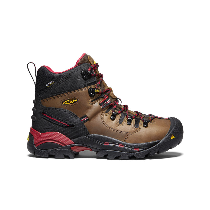 Mens Pittsburgh 6 Waterproof Boot Steel Toe Bison