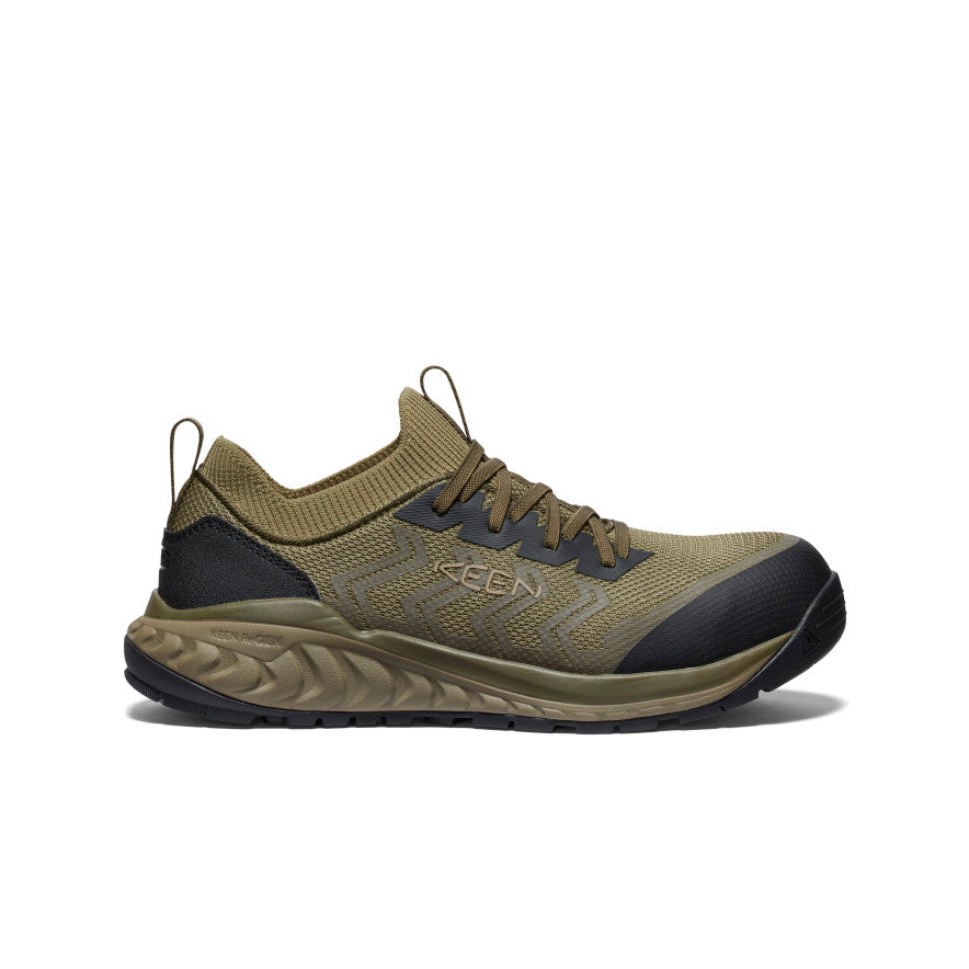 Mens Arvada Shift Work Sneaker Carbon Toe Martini OliveBlack