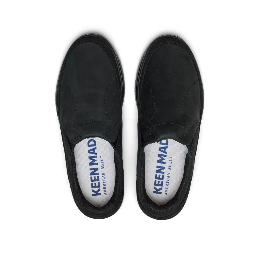 Mens KM2 Leather Slip-On BlackBlack