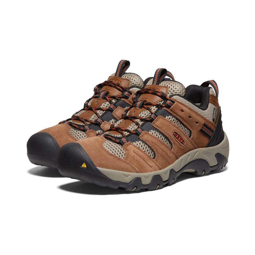 Mens Headout Waterproof Hiking Shoe BisonFossil Orange