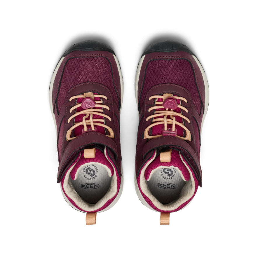 Little Kids Skua Waterproof Boot FigPeach Fuzz