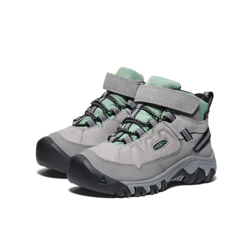 Little Kids Targhee IV Waterproof Hiking Boot AlloyGranite Green