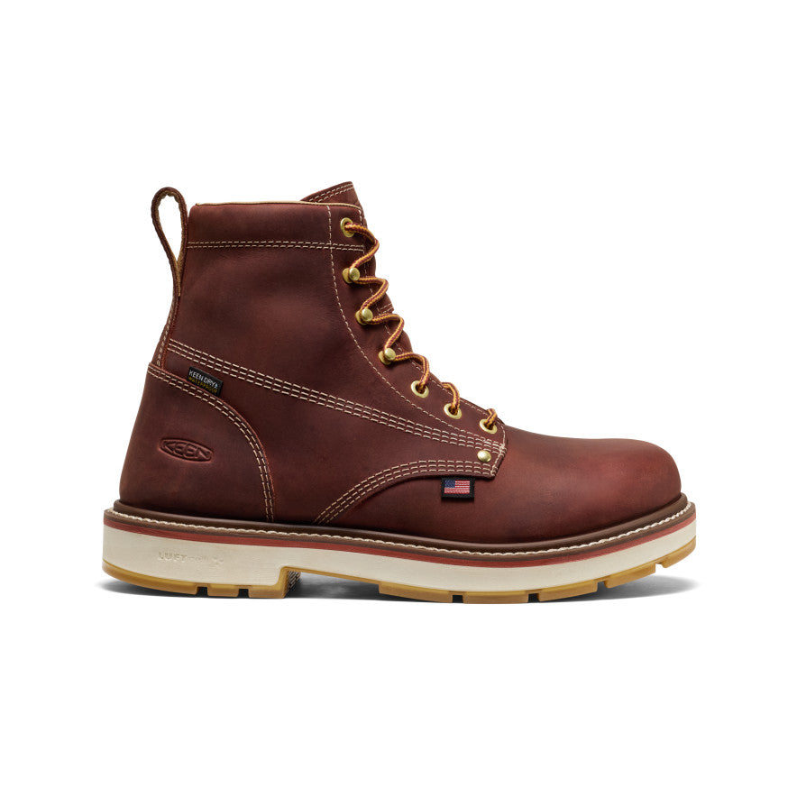 Mens Liberty 6 Waterproof 90 Heel Boot Carbon Toe Bombay BrownGum