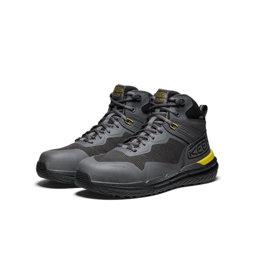 Mens Synchro Waterproof Work Boot Carbon Toe MagnetBlack