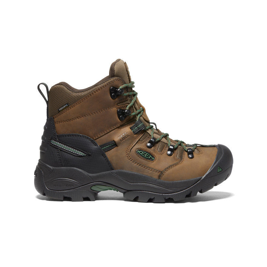 Mens Pittsburgh Energy 6 Waterproof Boot Soft Toe Cascade BrownGreener Pastures