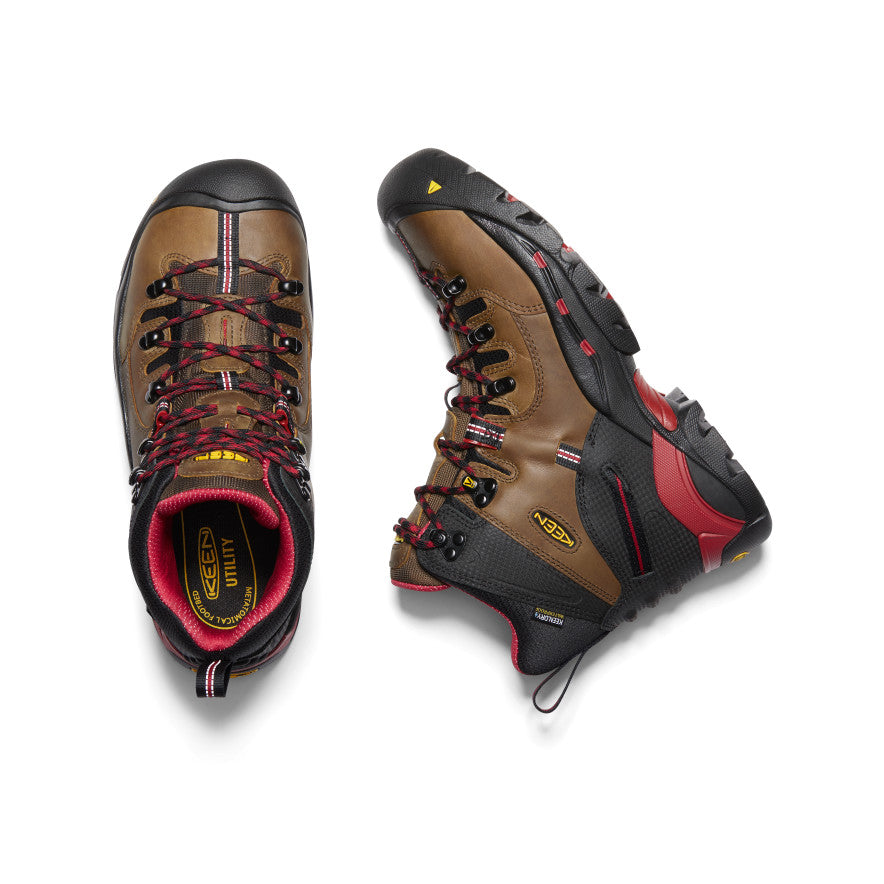 Mens Pittsburgh 6 Waterproof Boot Steel Toe Bison