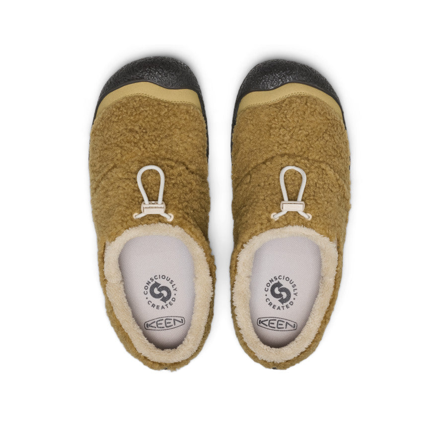 Womens Howser III Slide Khaki Sherpa