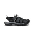 Mens Newport Leather Sandal BlackSteel Grey