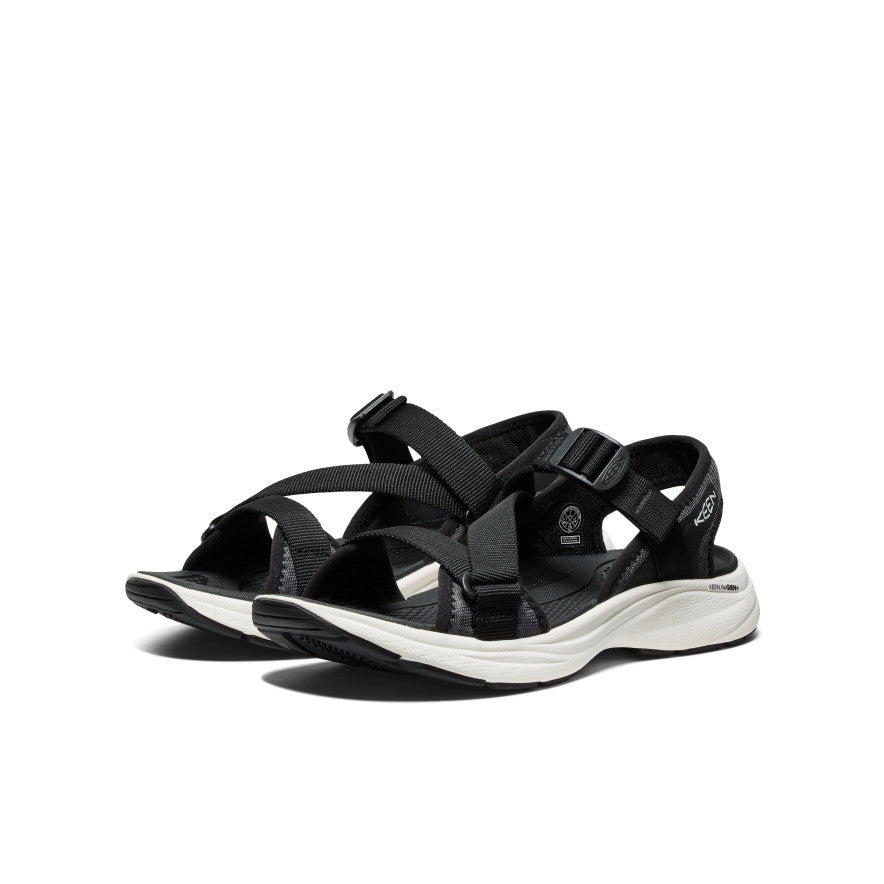 Womens Leiki Open-Toe Sandal BlackStar White