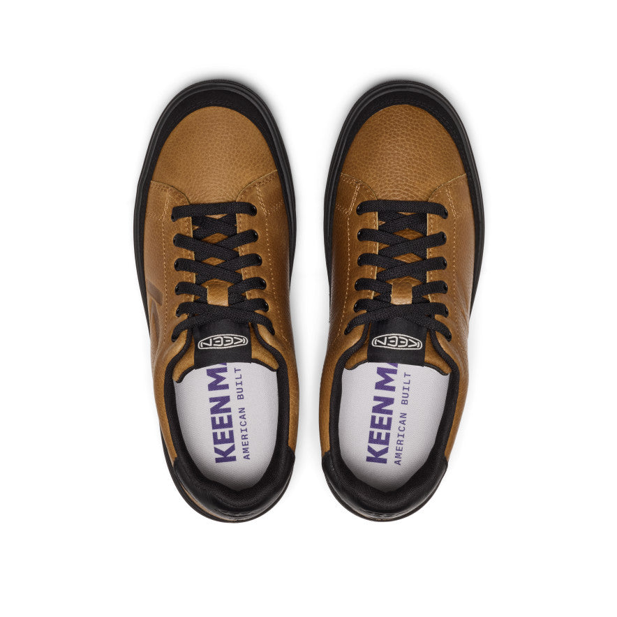 Mens KM1 Leather Sneaker BisonBlack
