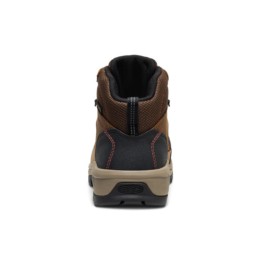 Womens Skokie Waterproof Work Boot Carbon Toe BisonBlack