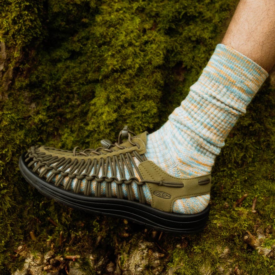 Mens UNEEK Sneaker Dark OliveBlack