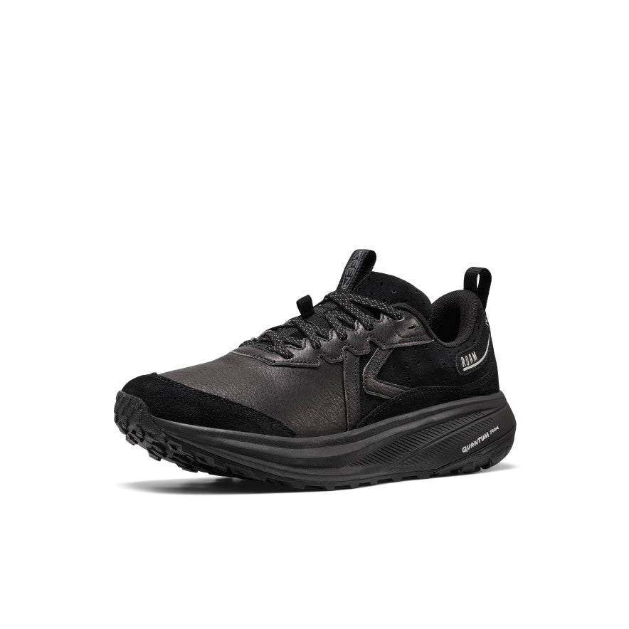 Mens Roam Leather Trail Running Shoe BlackBlack