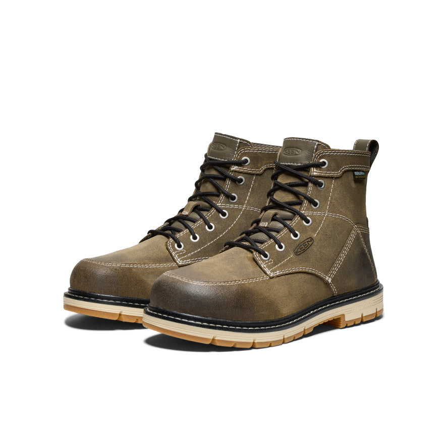Womens San Jose 6 Waterproof 90 Heel Boot Aluminum Toe Steel GreyGum