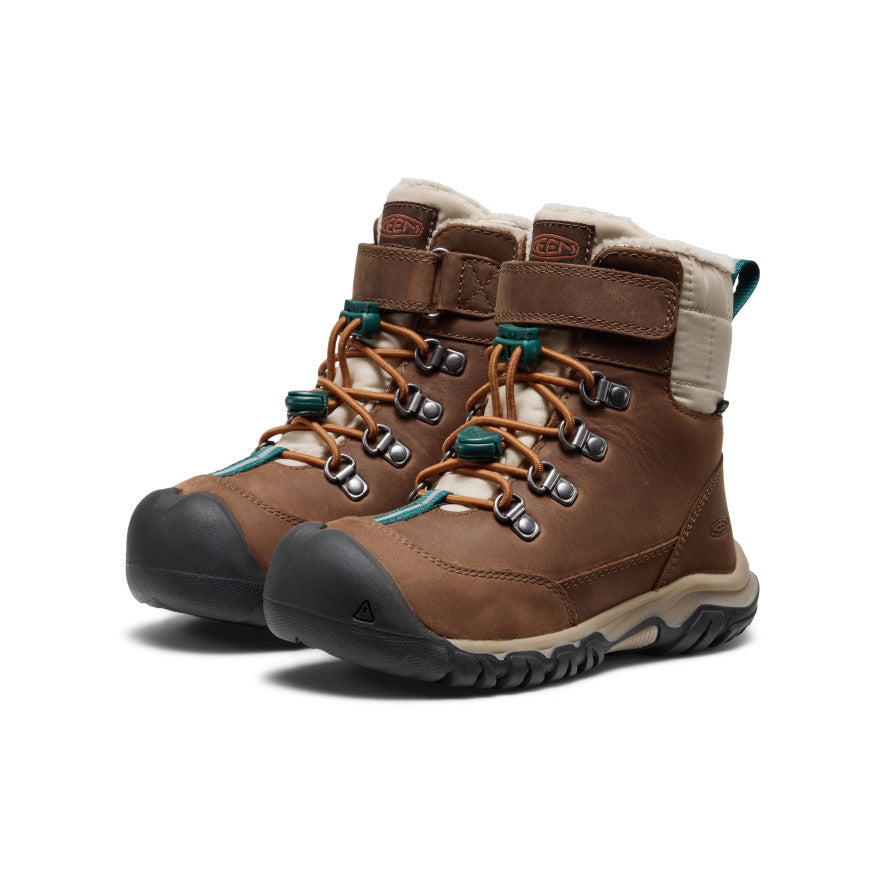 Little Kids Kanibou Waterproof Winter Boot Dark EarthRoasted Pecan