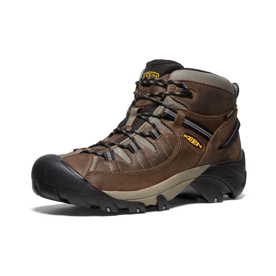 Mens Targhee II Mid Waterproof Hiking Boots ShitakeBrindle