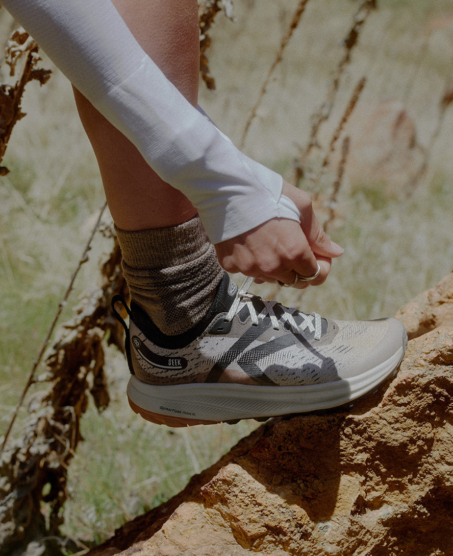 Womens Seek Trail Running Shoe SafariBlack