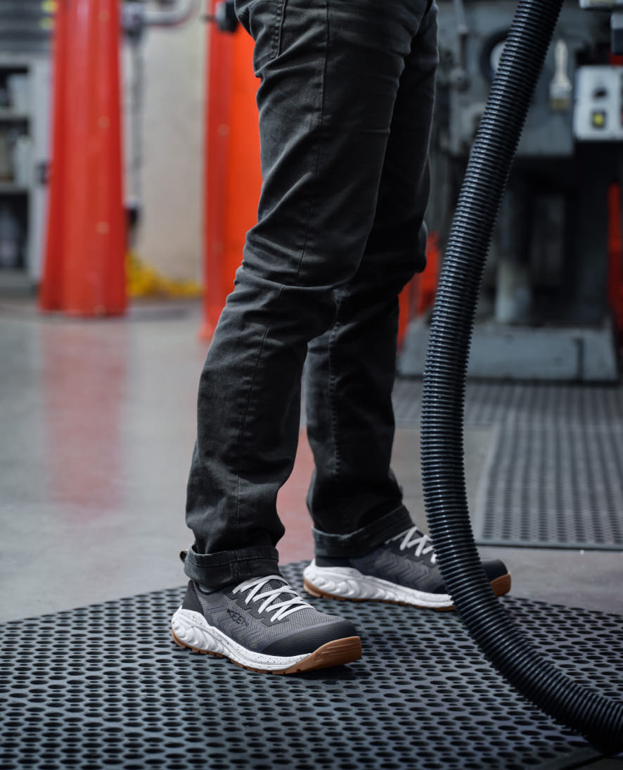 Mens Arvada Shift Work Sneaker Carbon Toe Martini OliveBlack