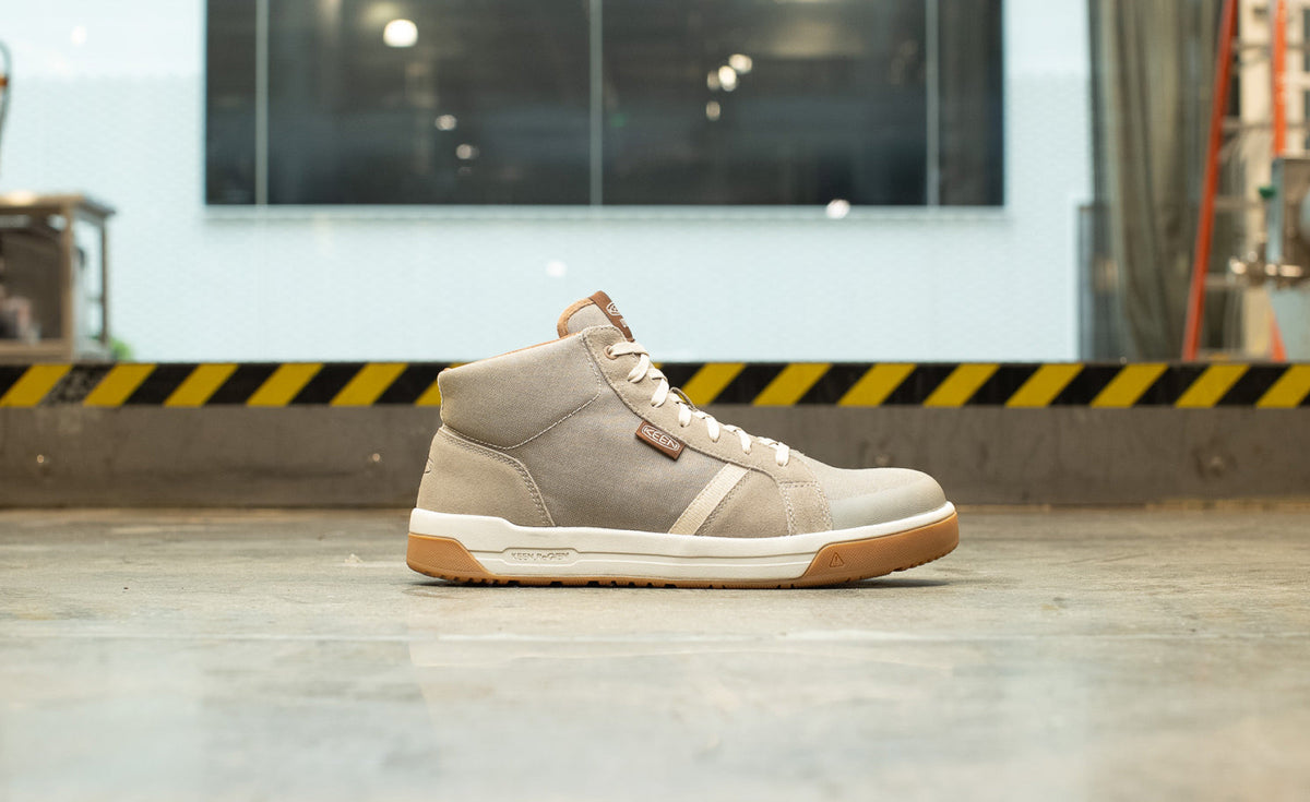 Mens Kenton Mid Work Shoe Carbon Toe BrindleGum