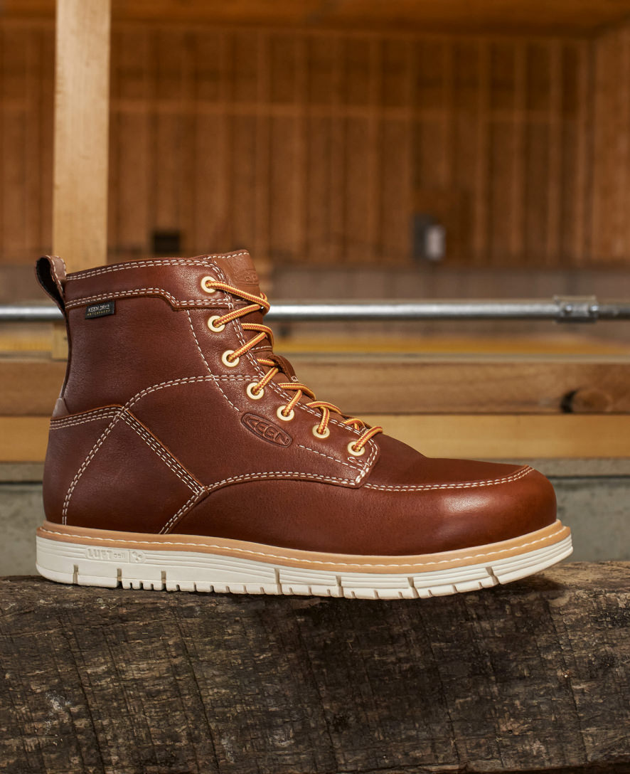Mens San Jose 6 Waterproof Boot Soft Toe Cascade Brown