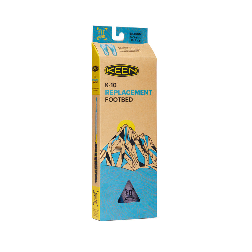 Womens Outdoor K-10 Replacement Insole Ocean Blue