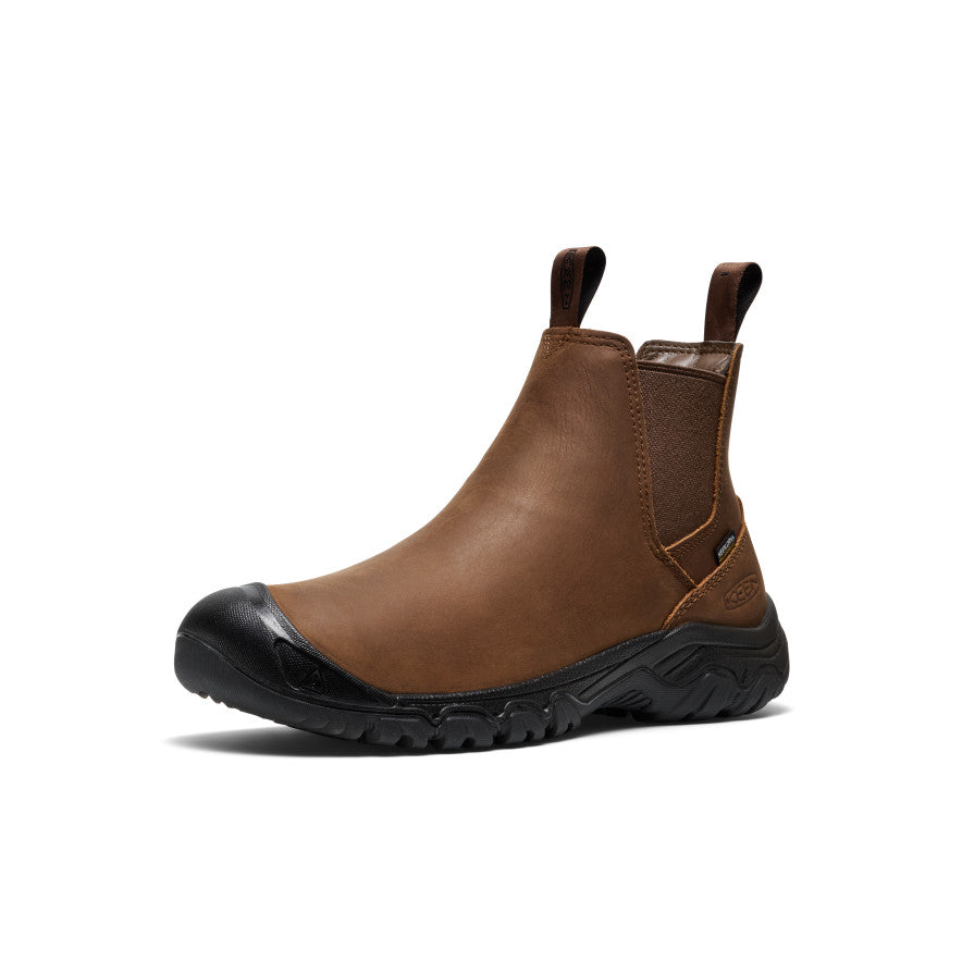 Mens Anchorage IV Waterproof Boot Wide Dark EarthBlack