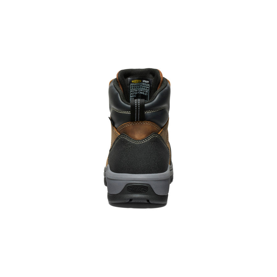 Mens Evanston 6 Waterproof Boot Carbon Toe BisonBlack