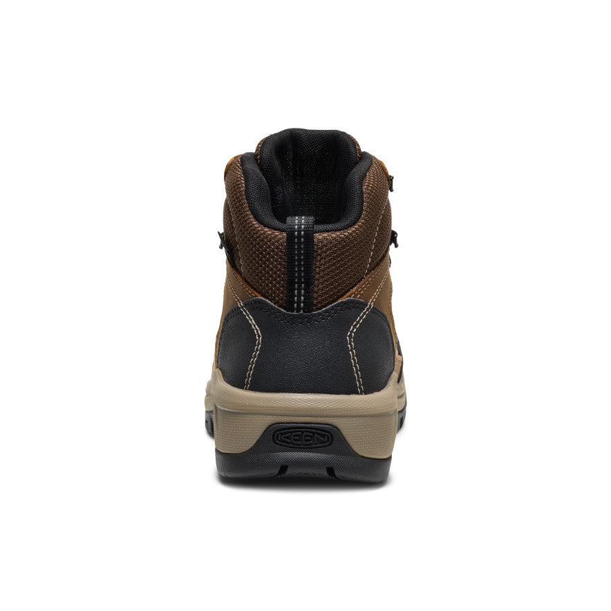 Womens Skokie Waterproof Work Boot Soft Toe BisonBlack