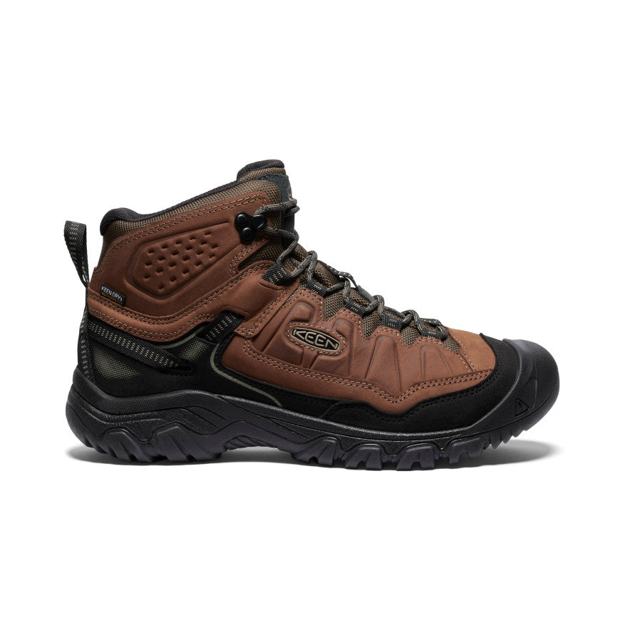 Mens Targhee IV Wide Waterproof Hiking Boot BisonBlack