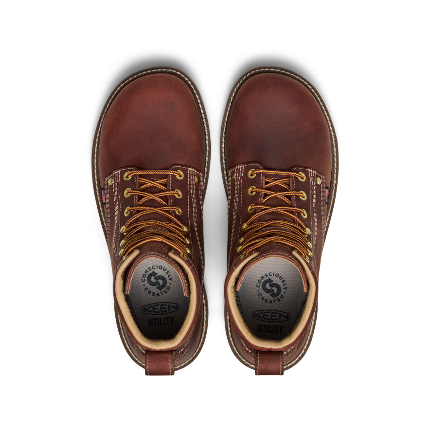 Mens Liberty 6 Waterproof 90 Heel Boot Carbon Toe Bombay BrownGum