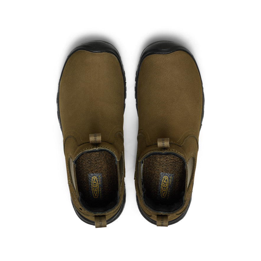 Womens Greta II Waterproof Chelsea Dark OliveBlack