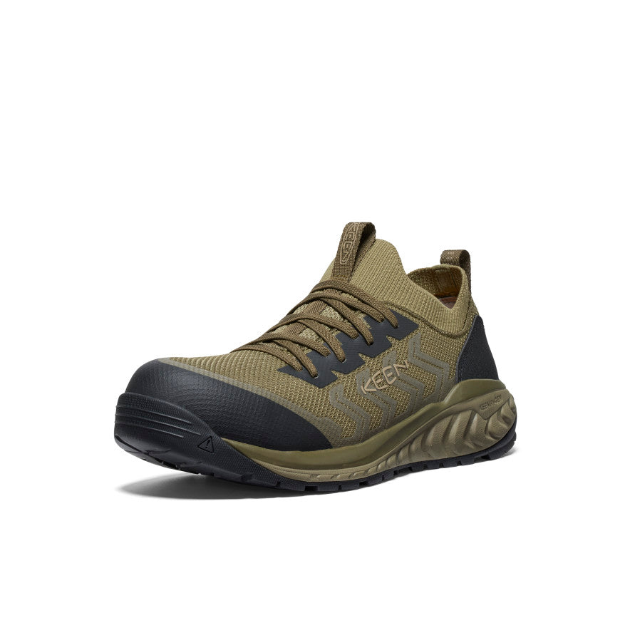 Mens Arvada Shift Work Sneaker Carbon Toe Martini OliveBlack