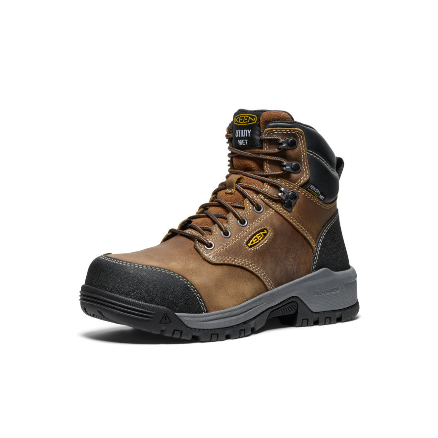 Womens Evanston 6 Waterproof Boot INT MET Carbon Toe BisonBlack