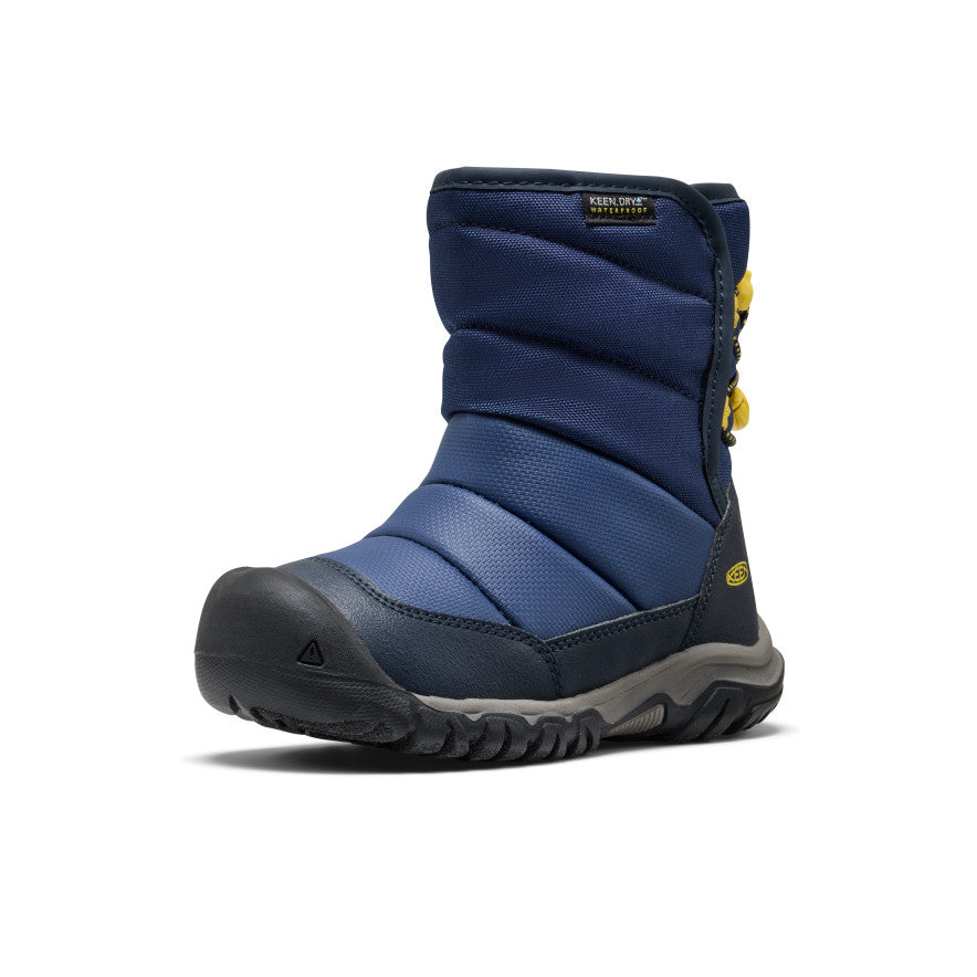 Little Kids Puffrider Waterproof Winter Boot Naval AcademyMango Mint