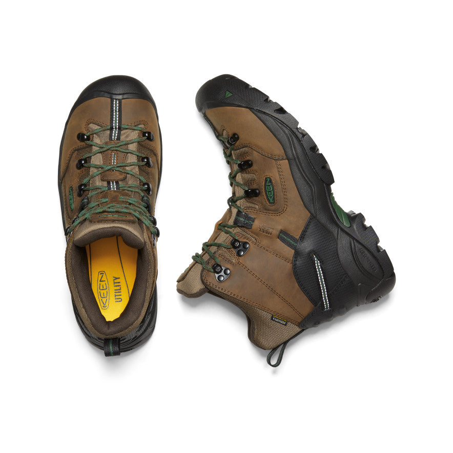 Mens Pittsburgh Energy 6 Waterproof Boot Soft Toe Cascade BrownGreener Pastures