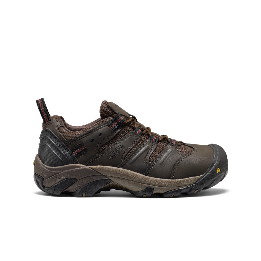 Mens Lansing Low Steel Toe Cascade BrownFired Brick
