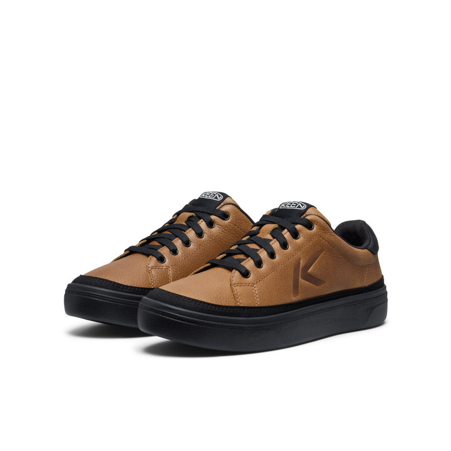 Mens KM1 Leather Sneaker BisonBlack